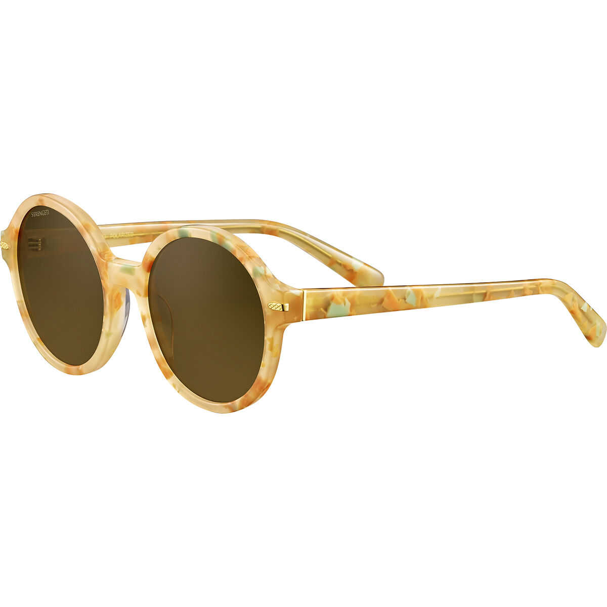 JOAN, Shiny Peach Marble-Mineral Polarized Drivers Cat 2 to 3, hi-res image number null